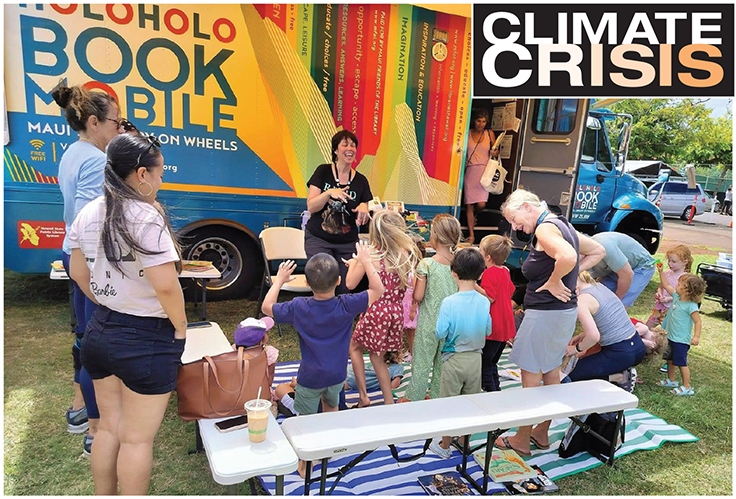 Beyond Outreach: How a Bookmobile Supported Maui’s West Coast Community After the Fires | Climate Crisis